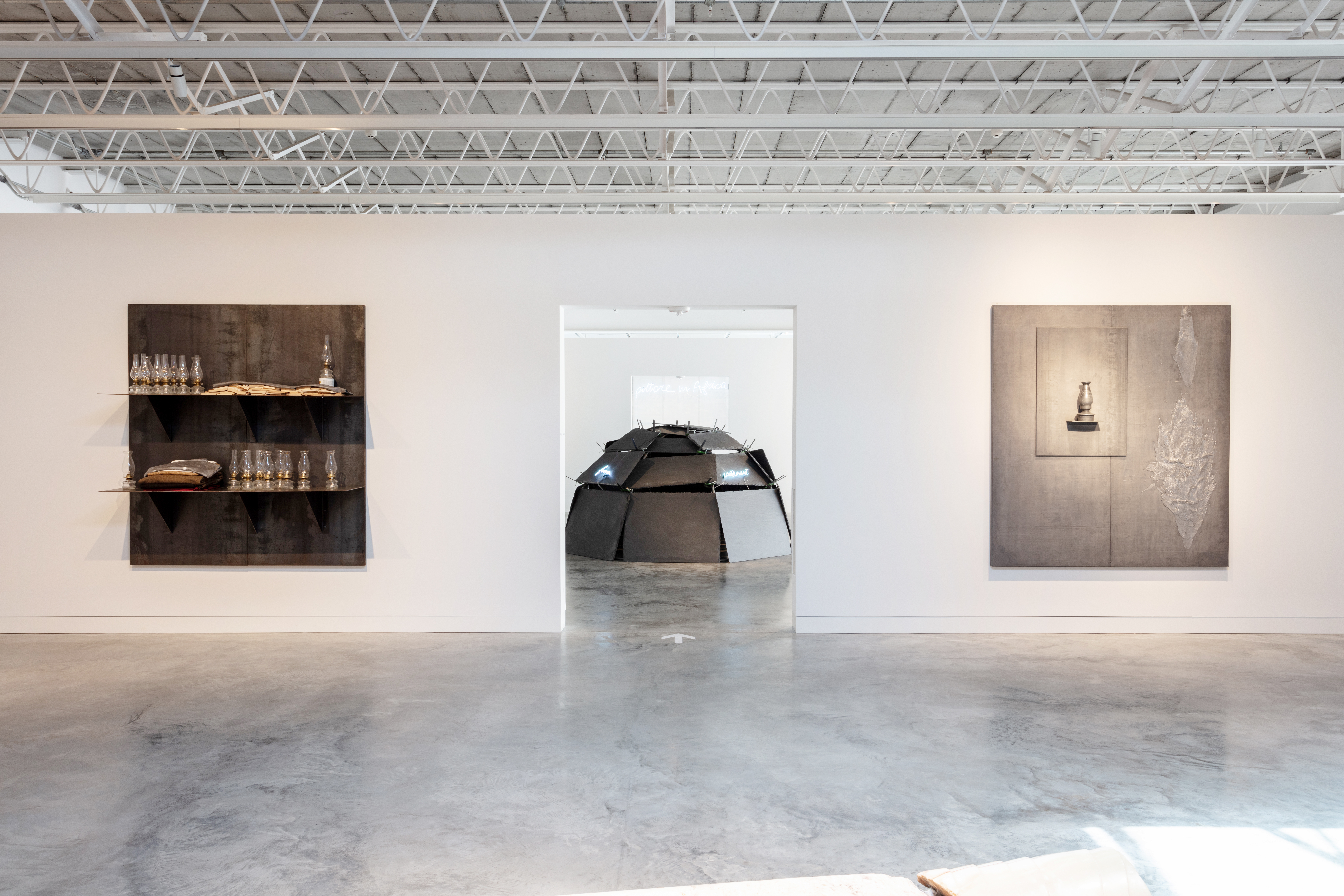 Installation view of the exhibition Arte Povera at Magazzino Italian Art, Cold Spring, New York