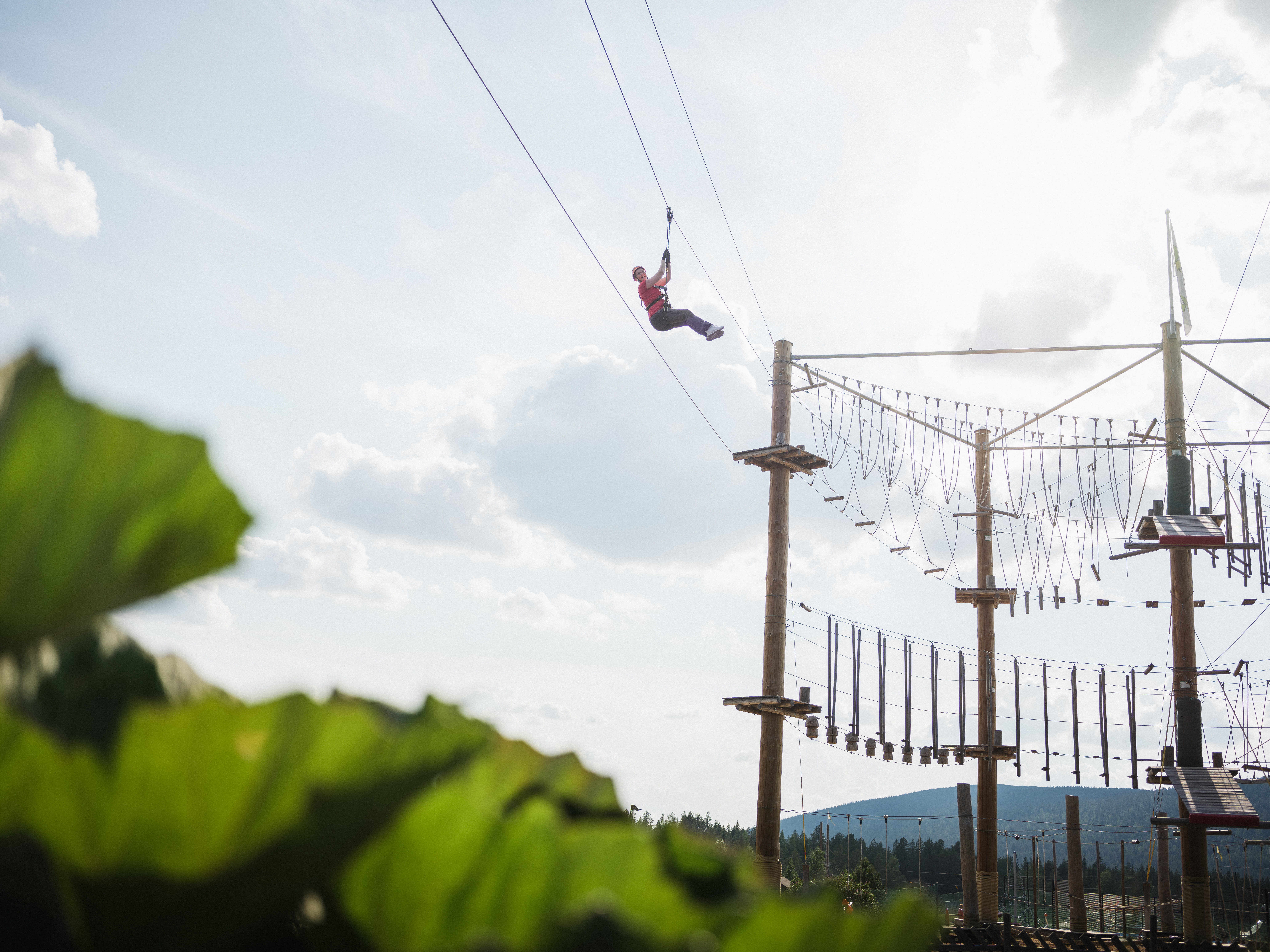 lsr santas Zipline