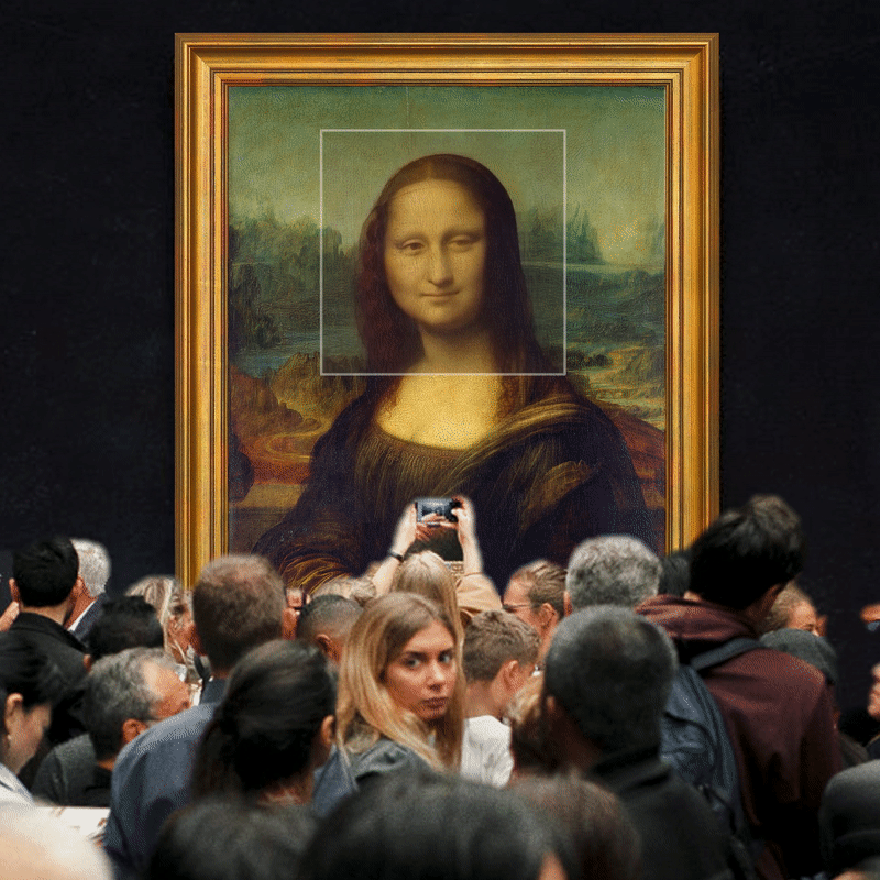 The Mona Lisa for Leonardo Da Vinci's birthday