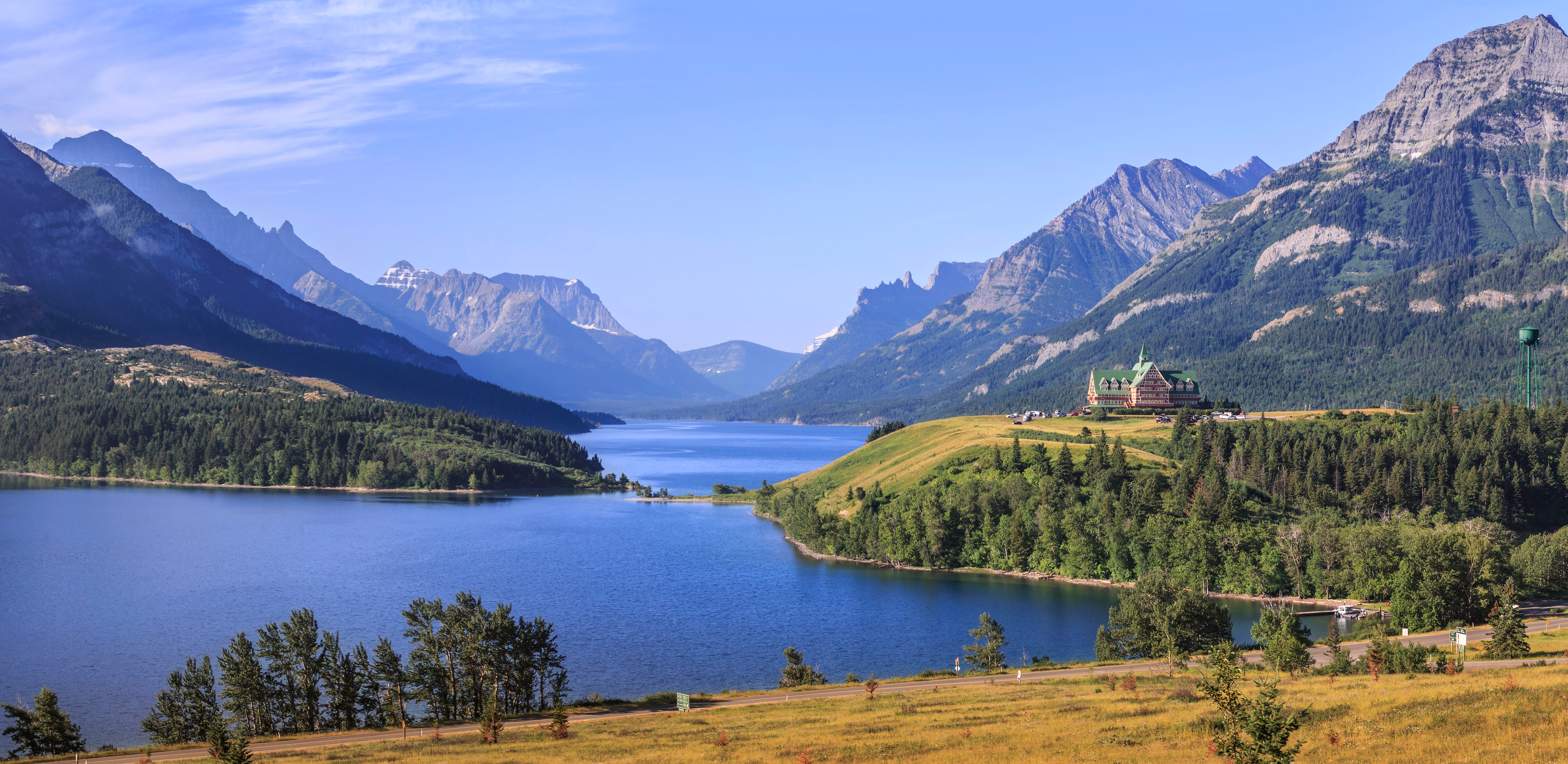 A view of Waterton Lakes National Park