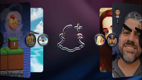 Video of Lens+ Payouts logo in the center with a rotating carousel of Lenses on each side of the logo