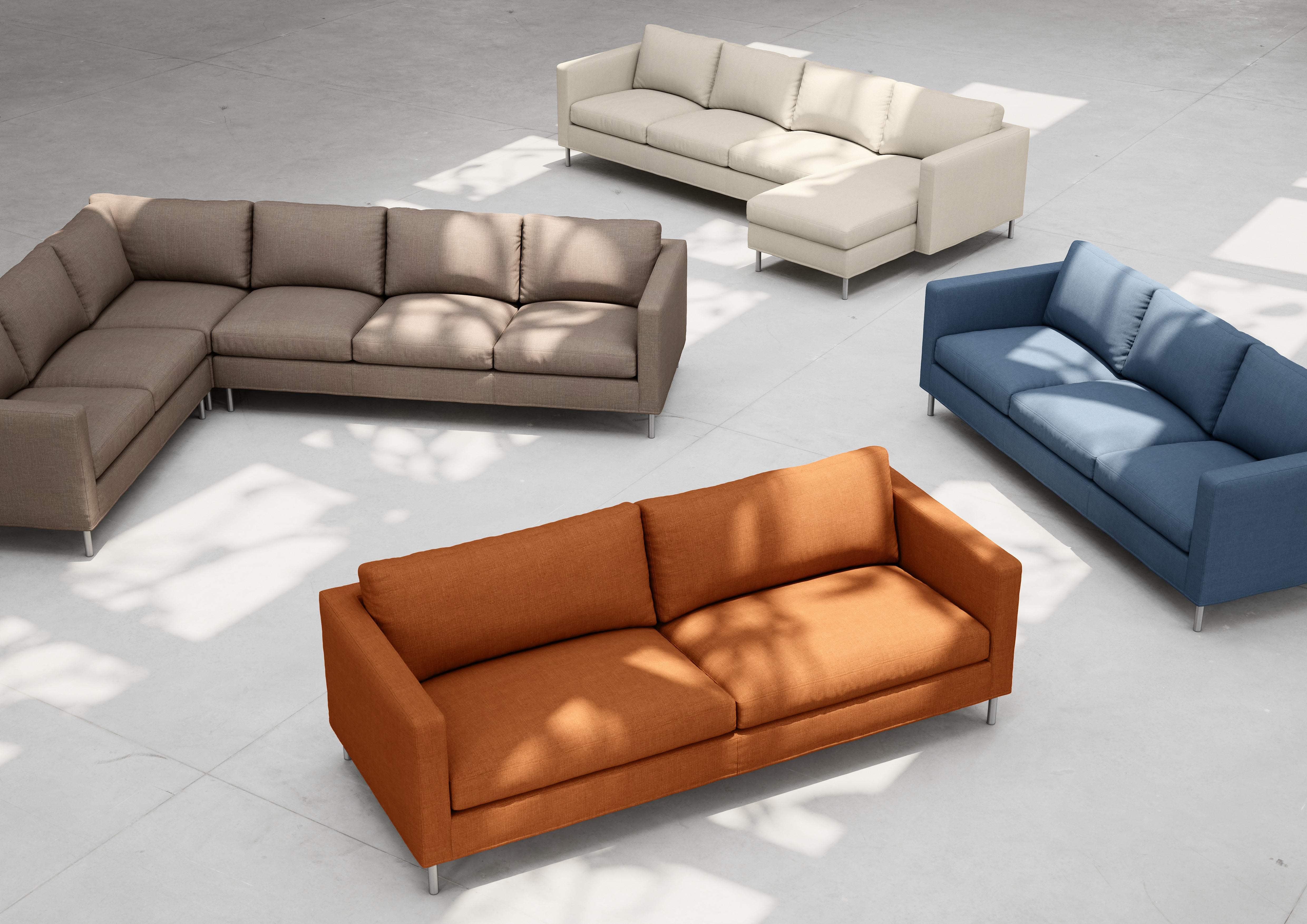Alex Sofas & Seating Systems 2.5 - seater in 26