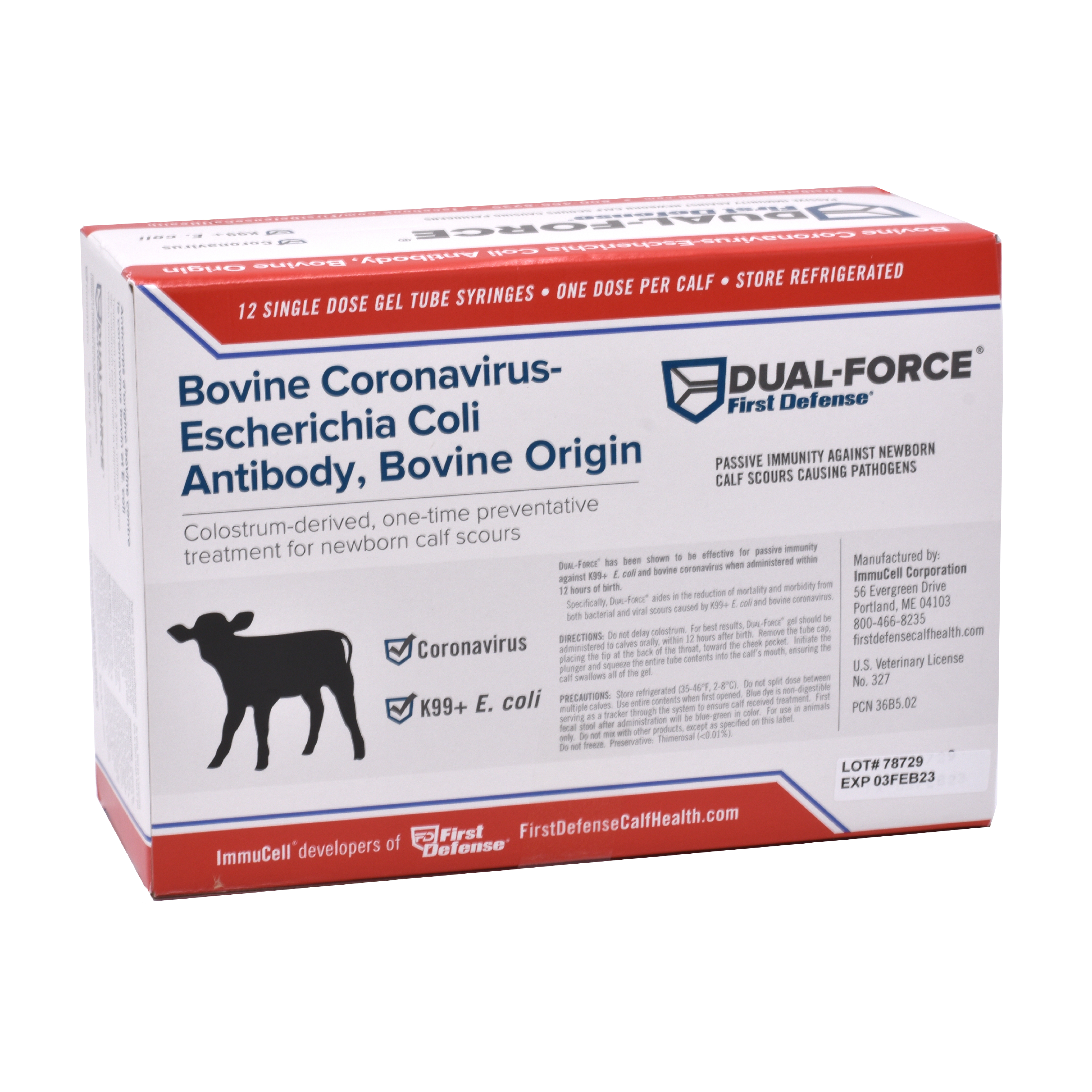 Dual-Force First Defense for Newborn Calves