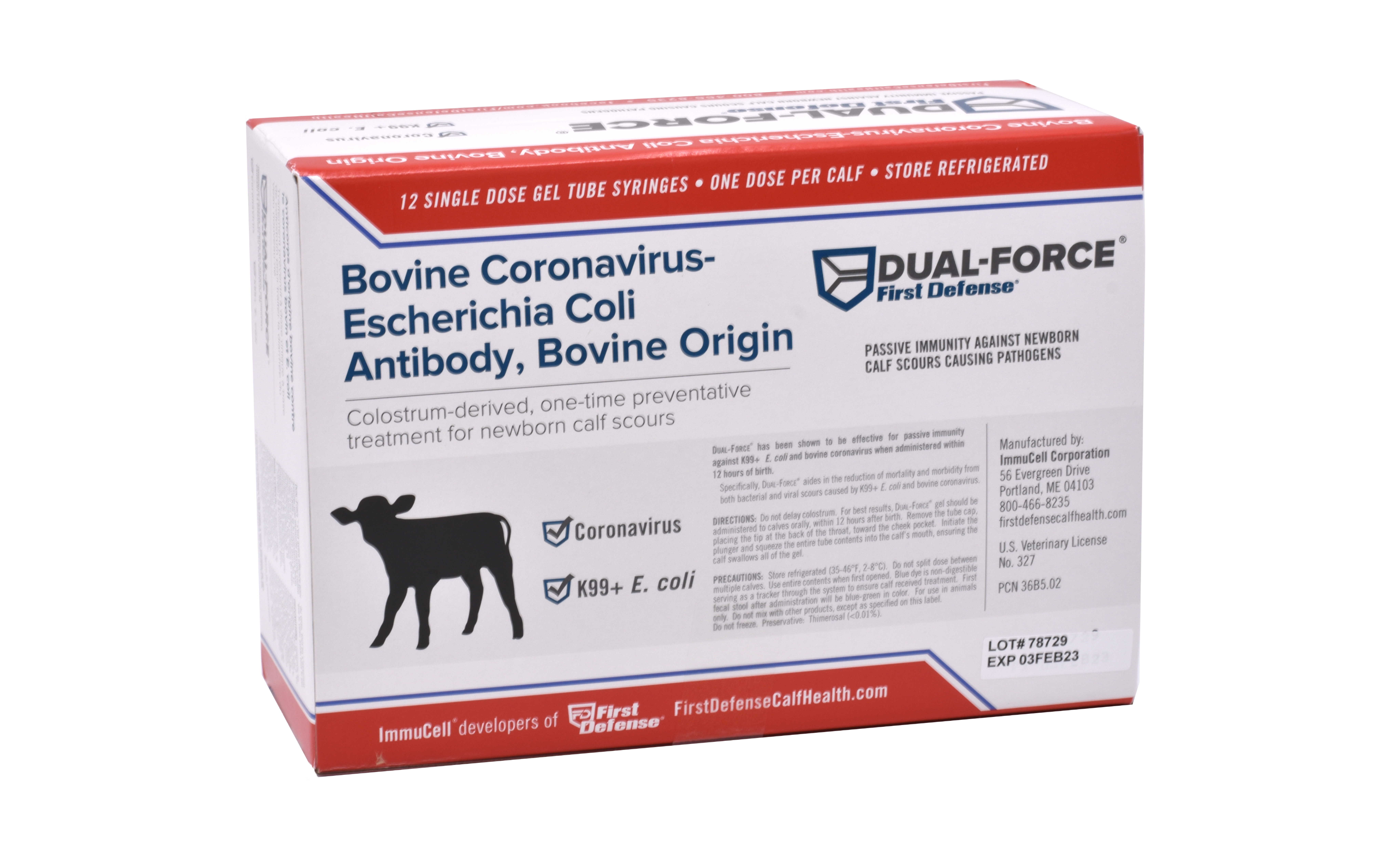 Dual-Force® First Defense® for Newborn Calves