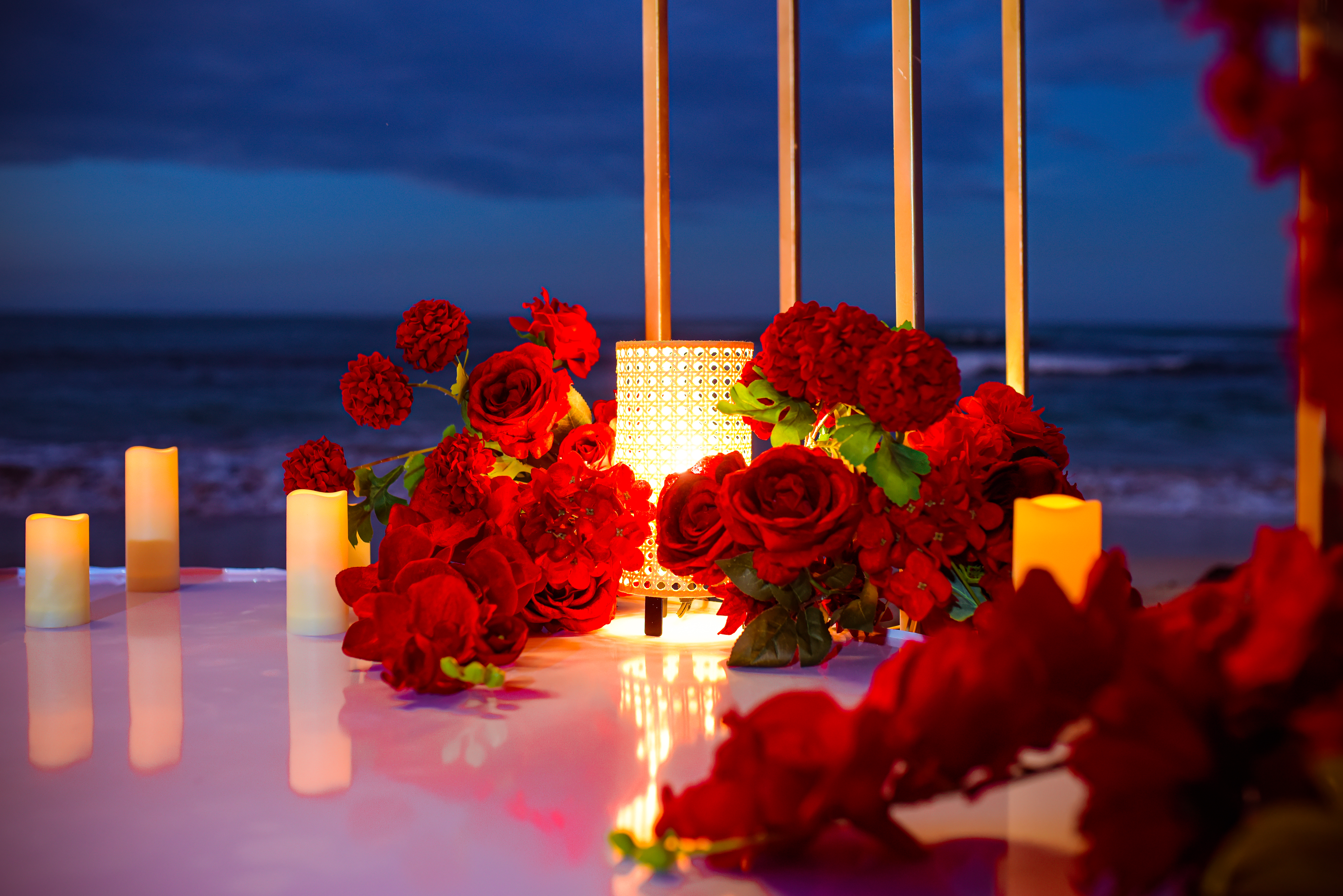 Coral Passion em Punta Cana — decoração em destaque 1 Coral Passion: decoração em destaque 1 em uma praia privativa de Uvero Alto, Punta Cana.