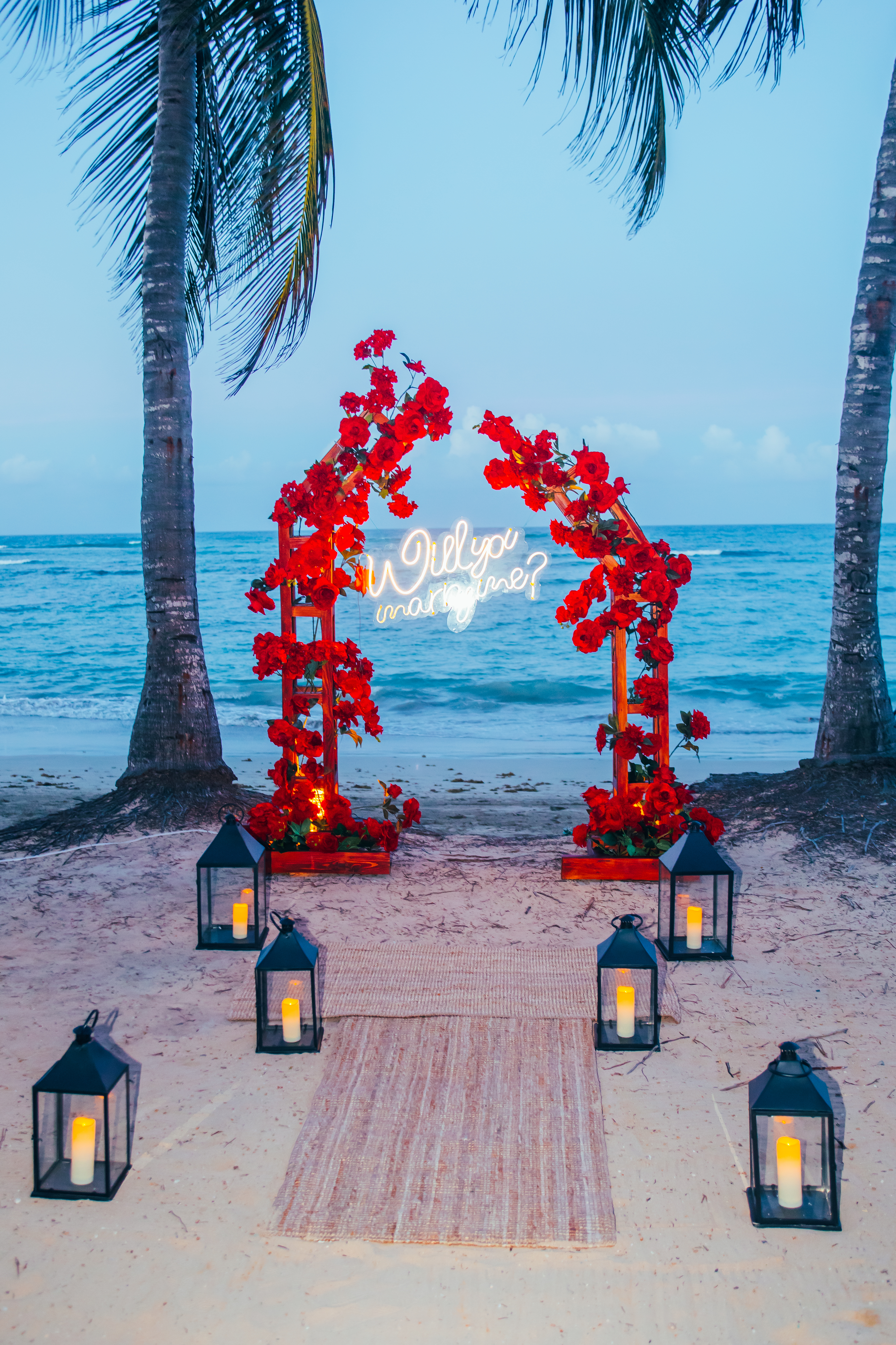 Amour Essence: detalhe da montagem 4 em uma praia privativa de Uvero Alto, Punta Cana.