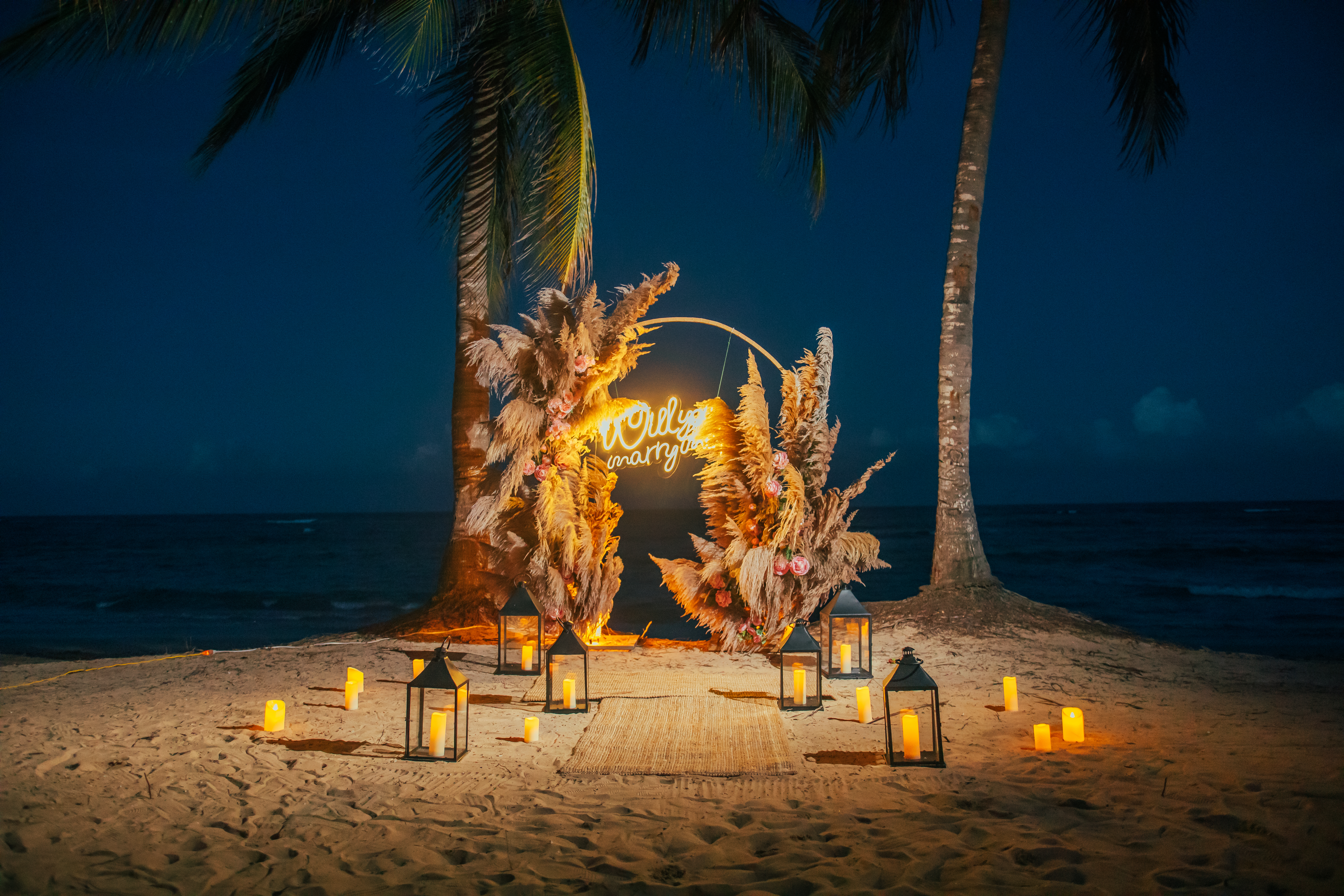 Golden Whisper : détail de l’installation 11 sur une plage privée d’Uvero Alto, Punta Cana.