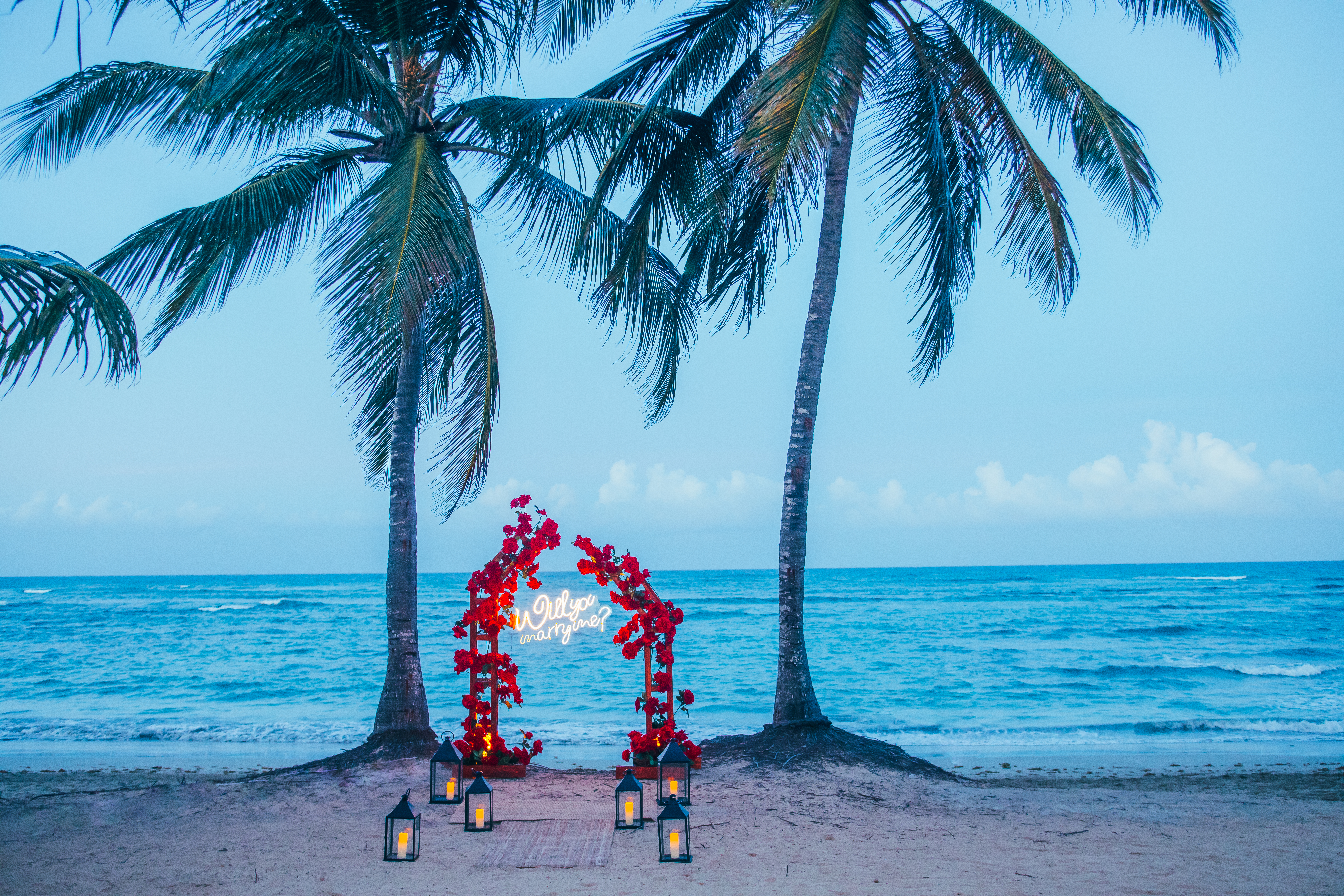 Amour Essence: detalhe da montagem 11 em uma praia privativa de Uvero Alto, Punta Cana.