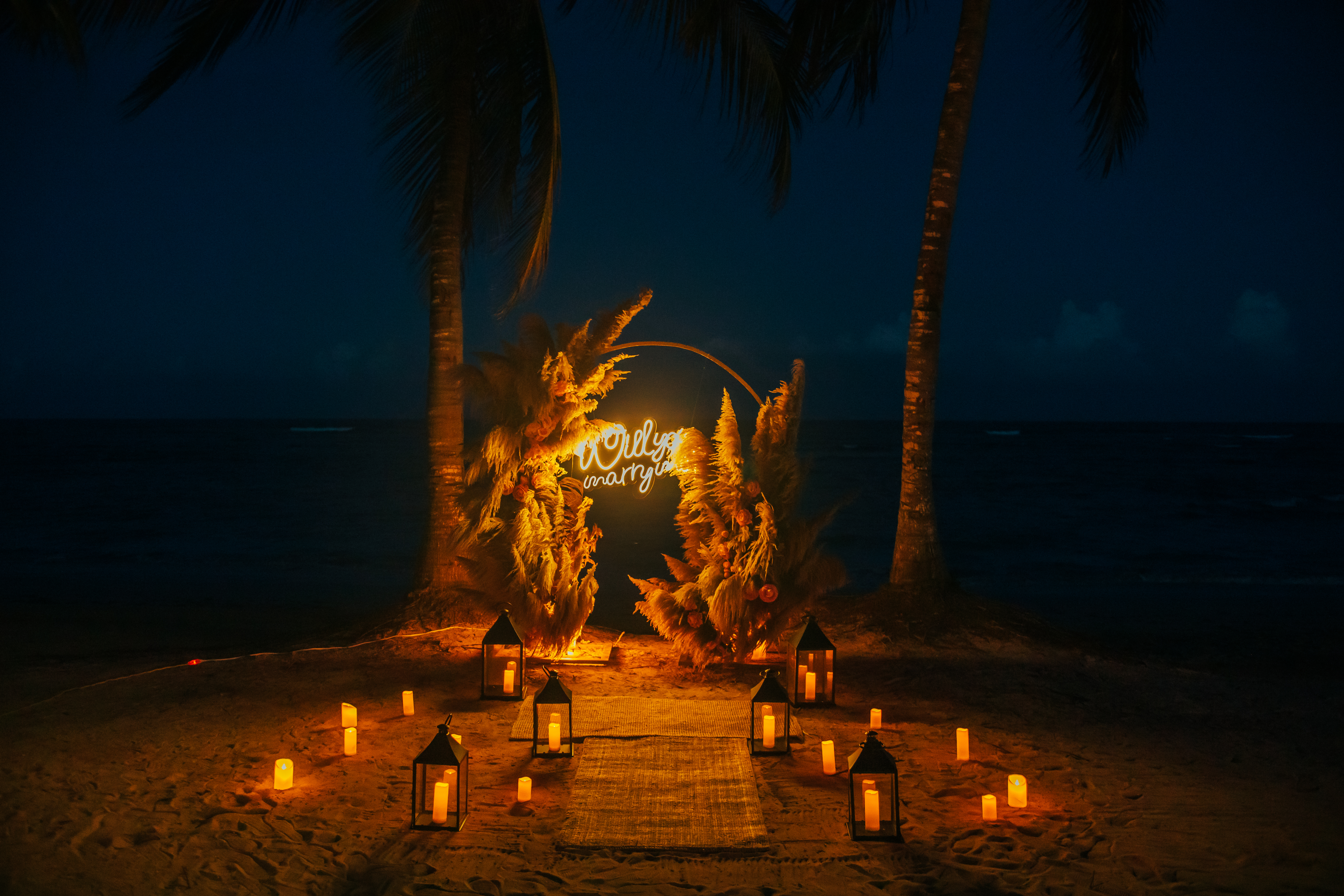Golden Whisper : détail de l’installation 4 sur une plage privée d’Uvero Alto, Punta Cana.