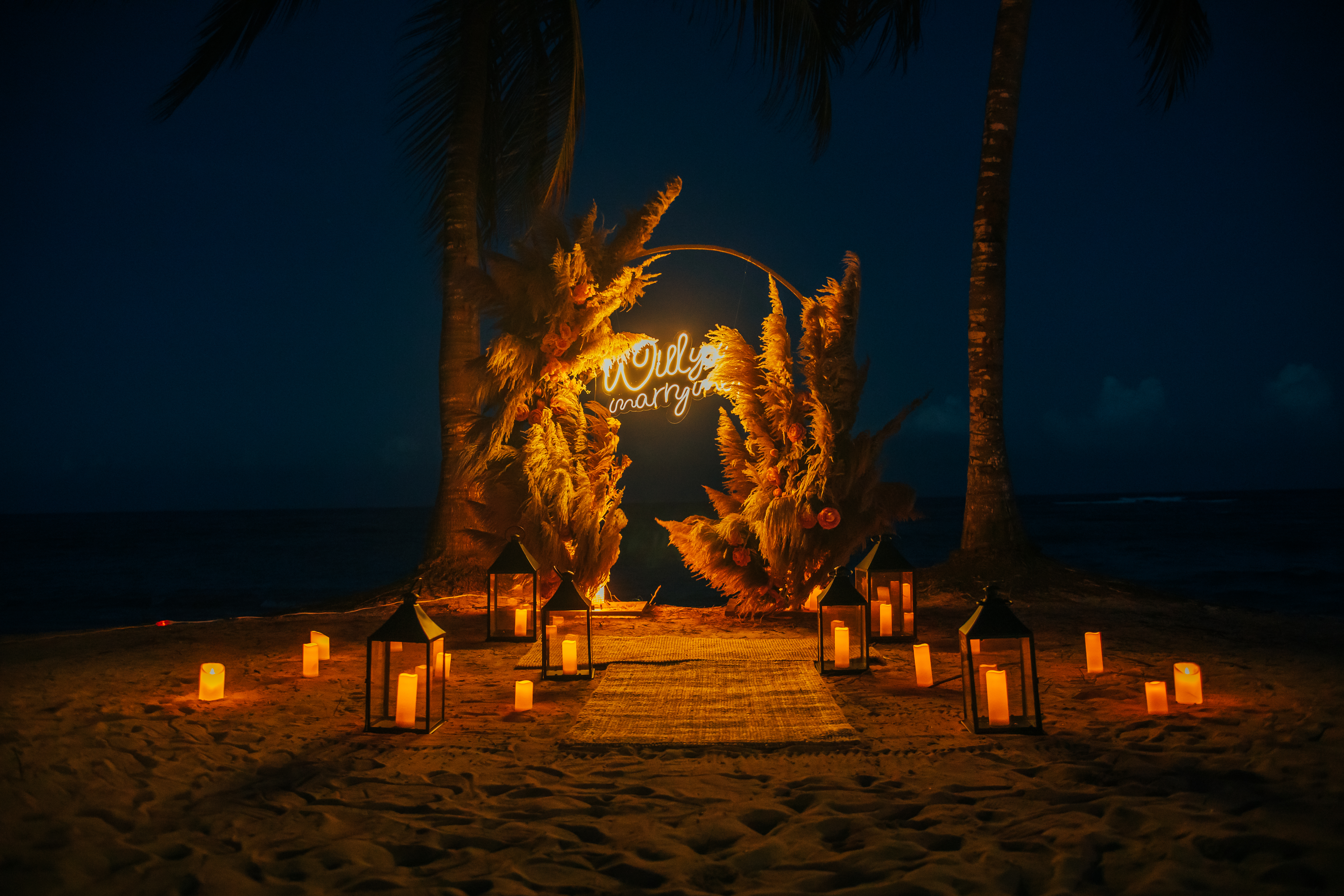 Golden Whisper : détail de l’installation 9 sur une plage privée d’Uvero Alto, Punta Cana.