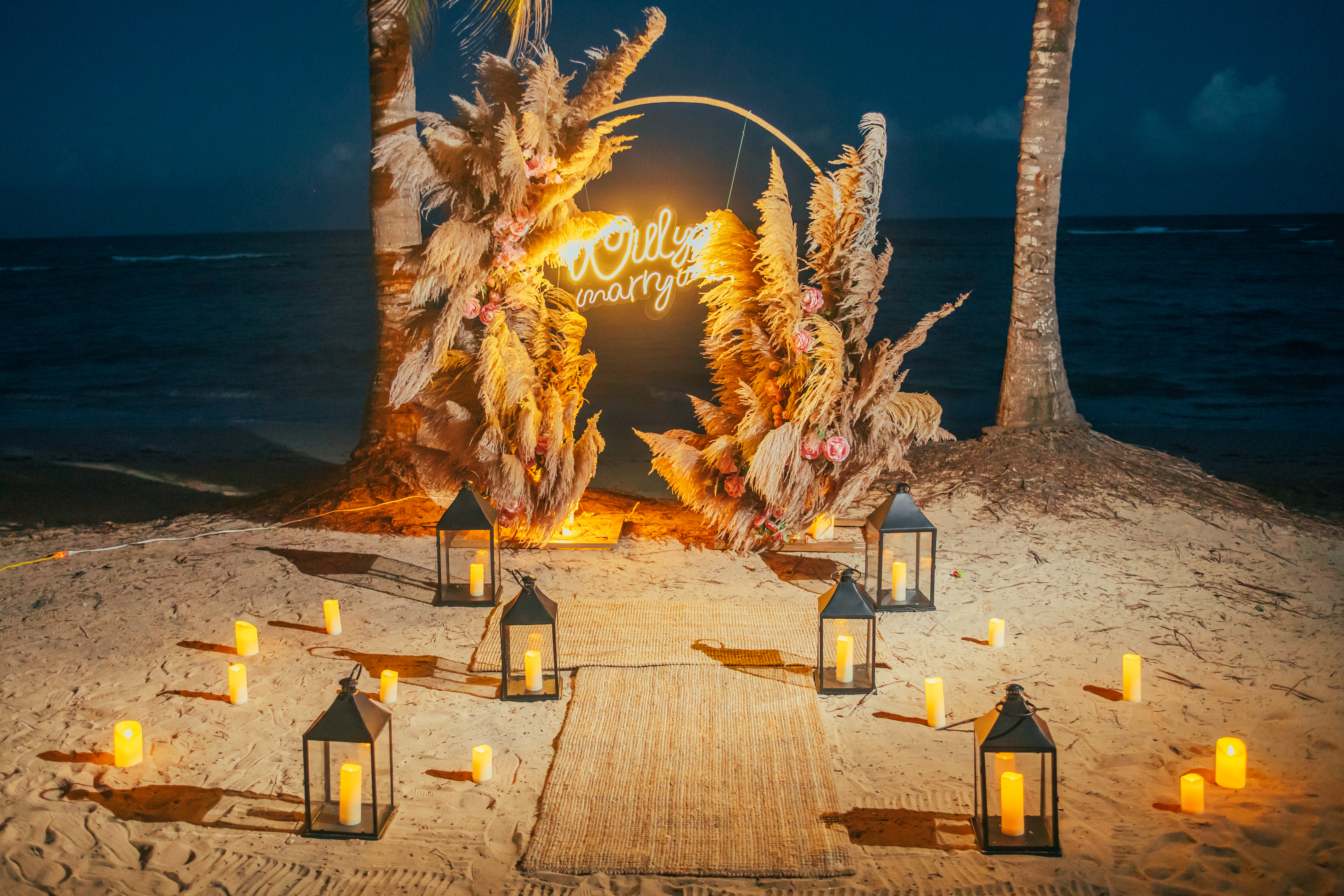 Golden Whisper : détail de l’installation 8 sur une plage privée d’Uvero Alto, Punta Cana.