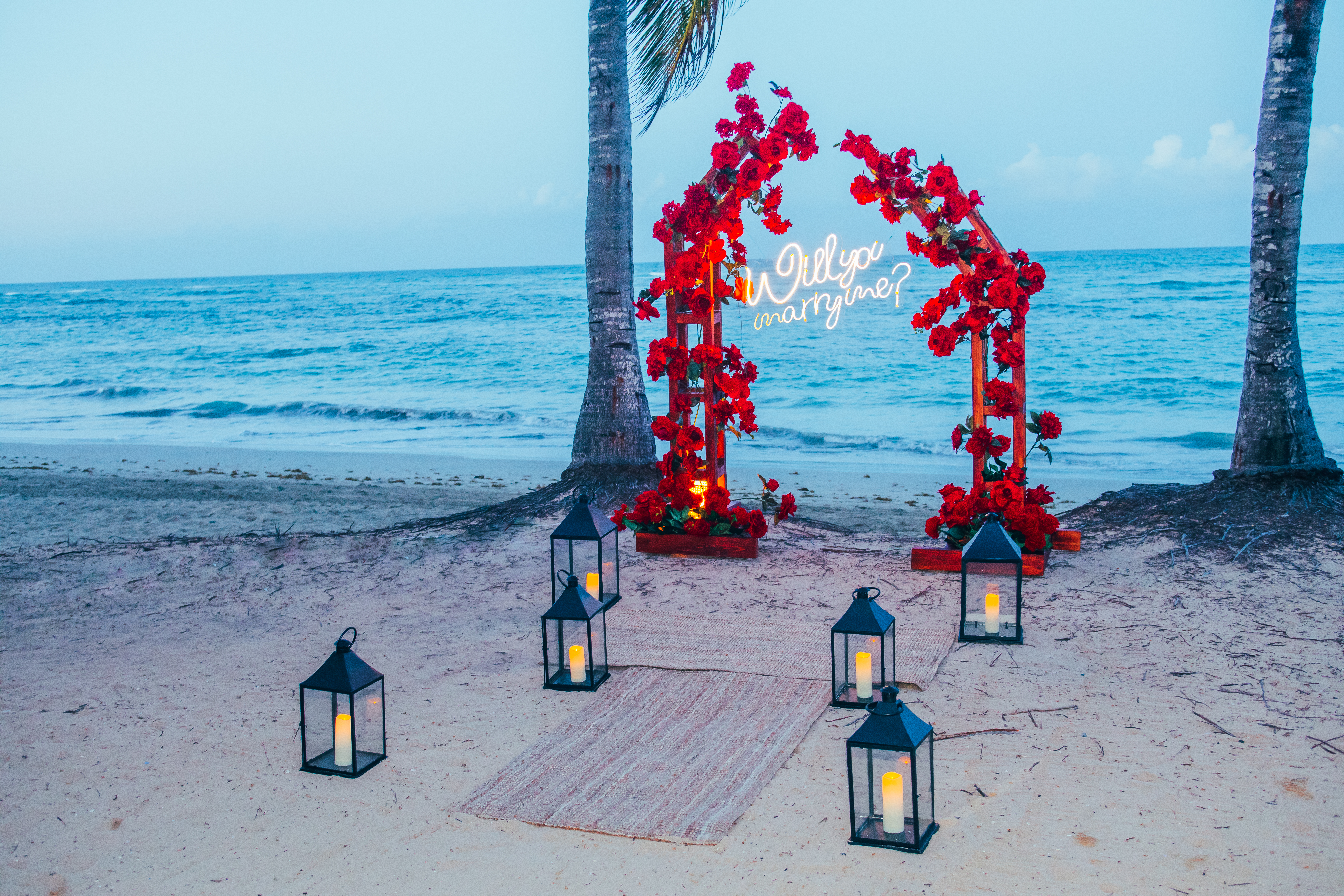 Amour Essence: detalhe da montagem 10 em uma praia privativa de Uvero Alto, Punta Cana.