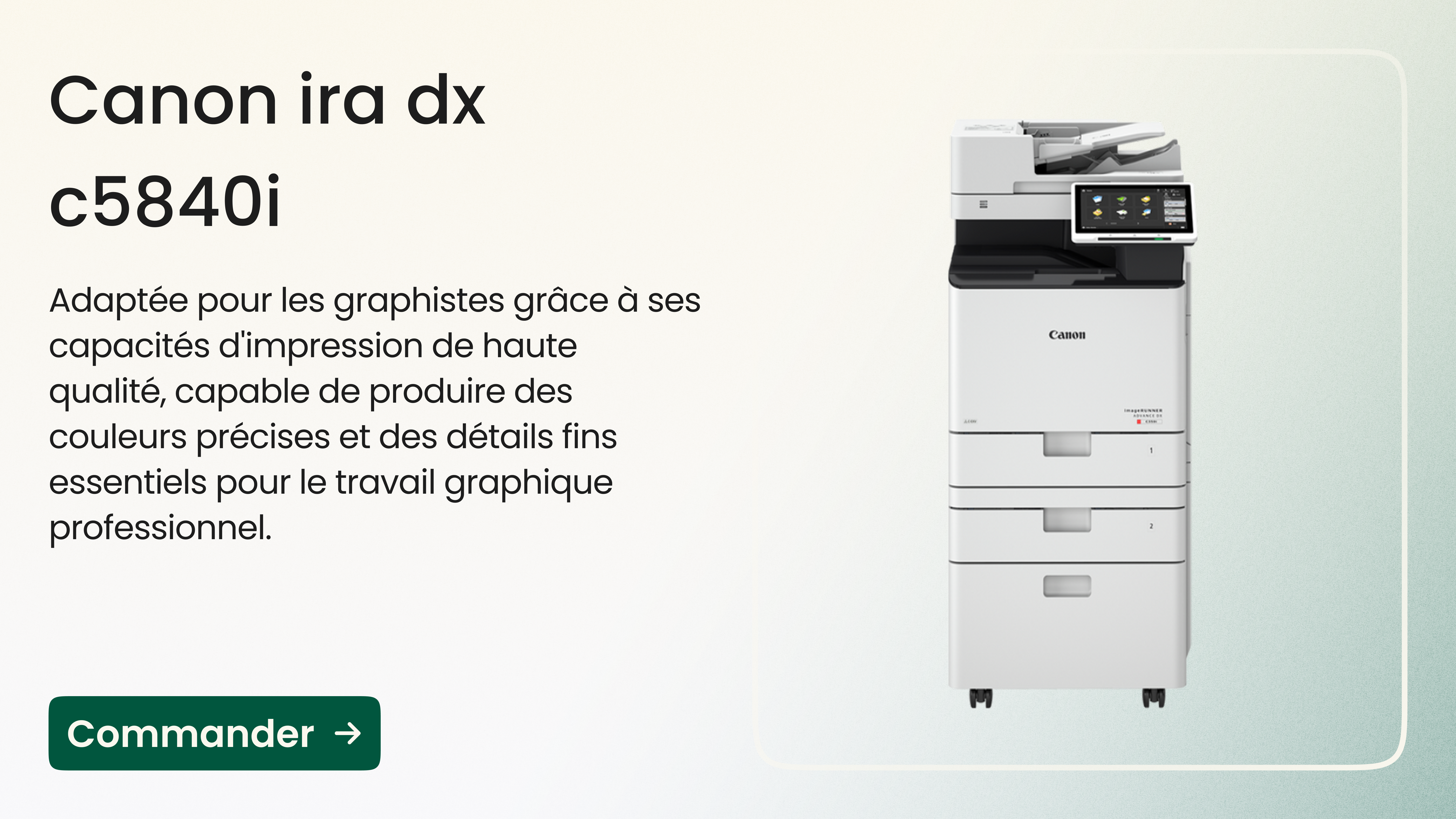 Canon ira dx c5840i