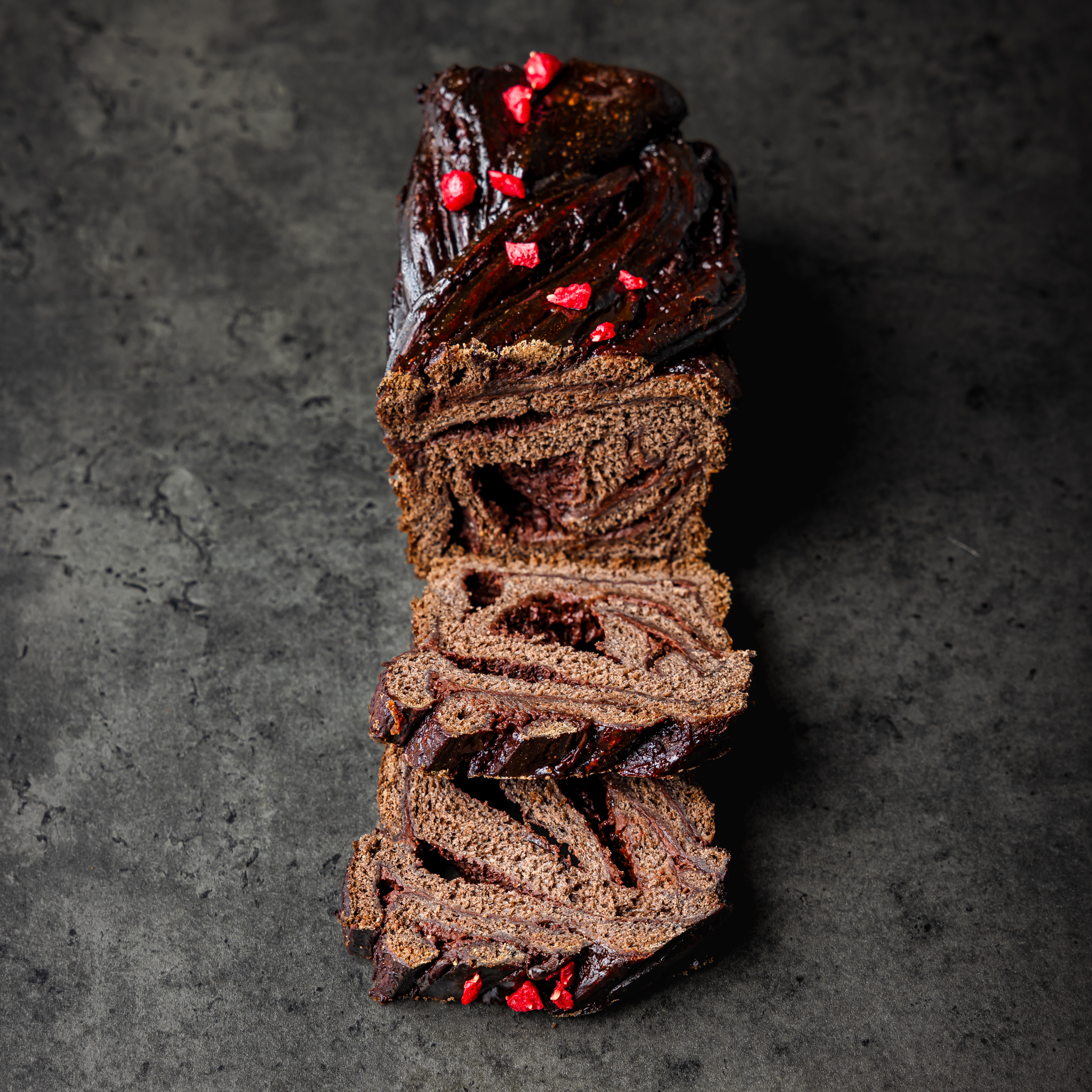 Black Cocoa Powder Bread Bakery