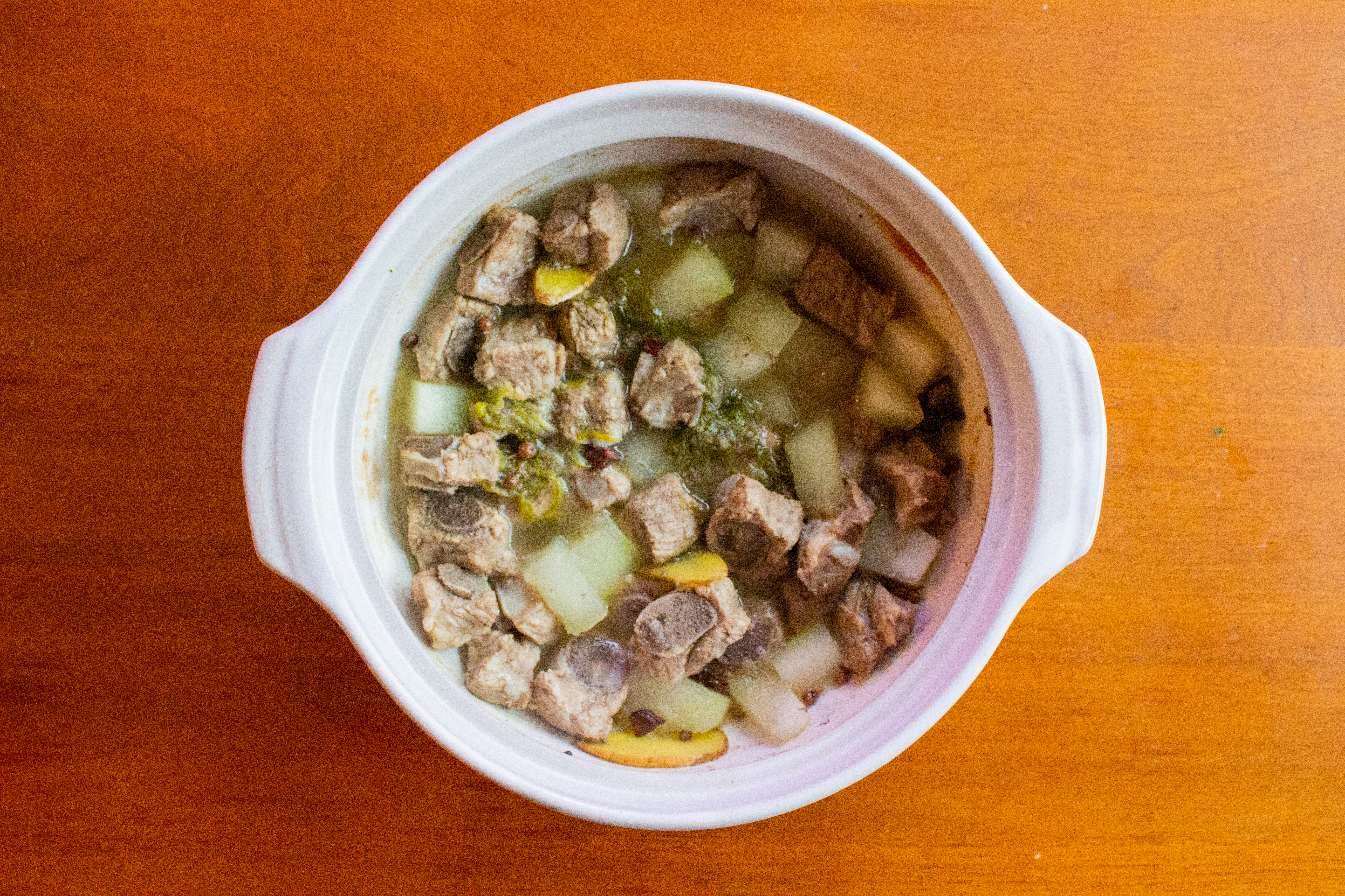 Pork rib and wintermelon soup