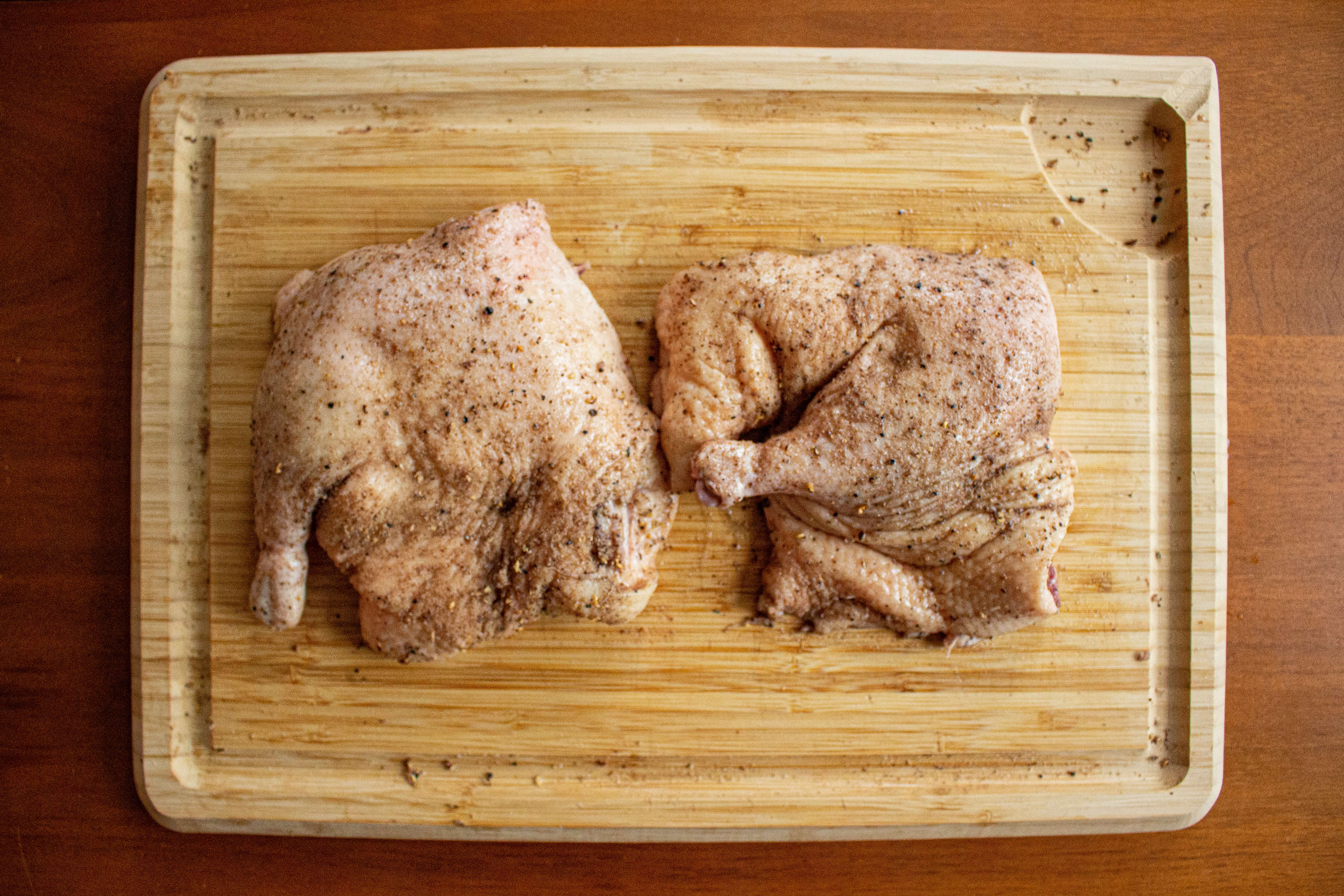Marinated duck