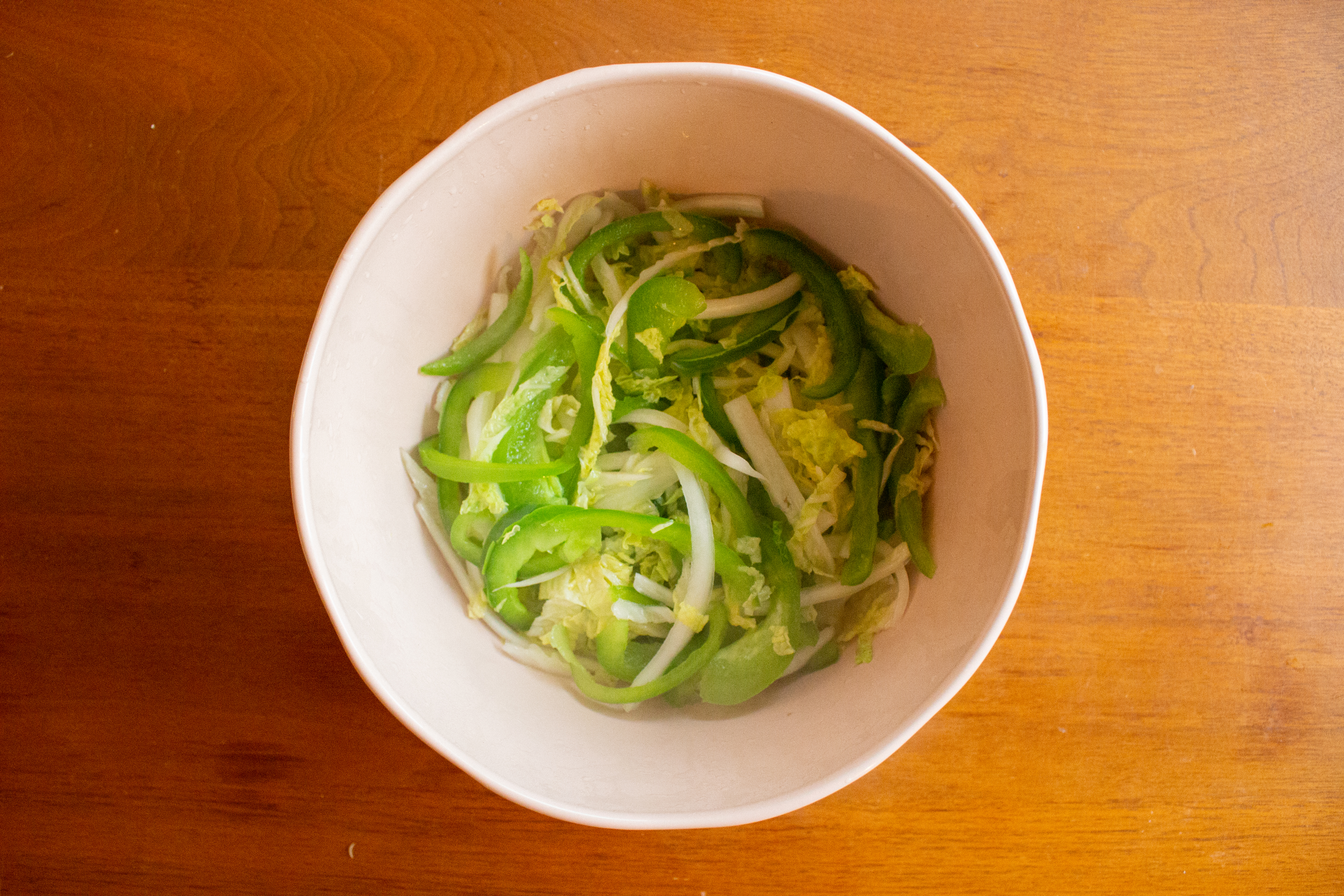 Chicken spring roll filling