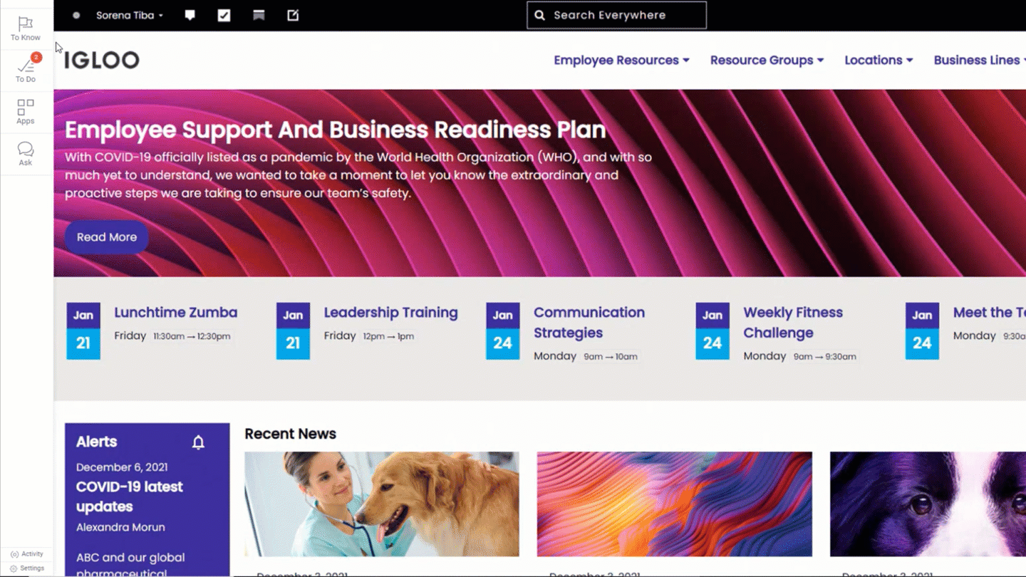 Workgrid + Igloo: Delivering the intranet experience of the future |  Workgrid